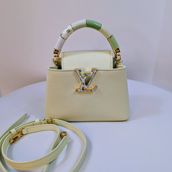 Louis Vuitton Mint Capucines Mini Bag - Picture 2 of 16